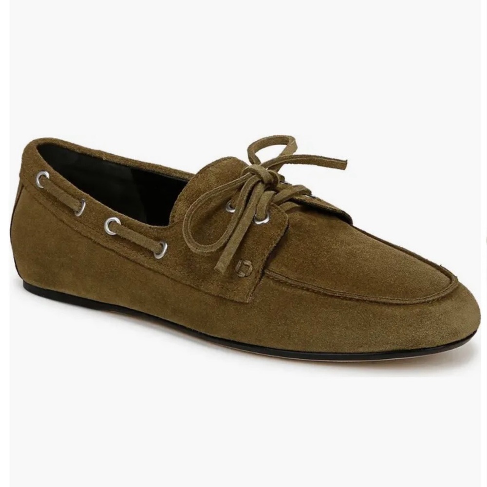 New Vince Marin Leather Lace-Up Loafer size 9.5